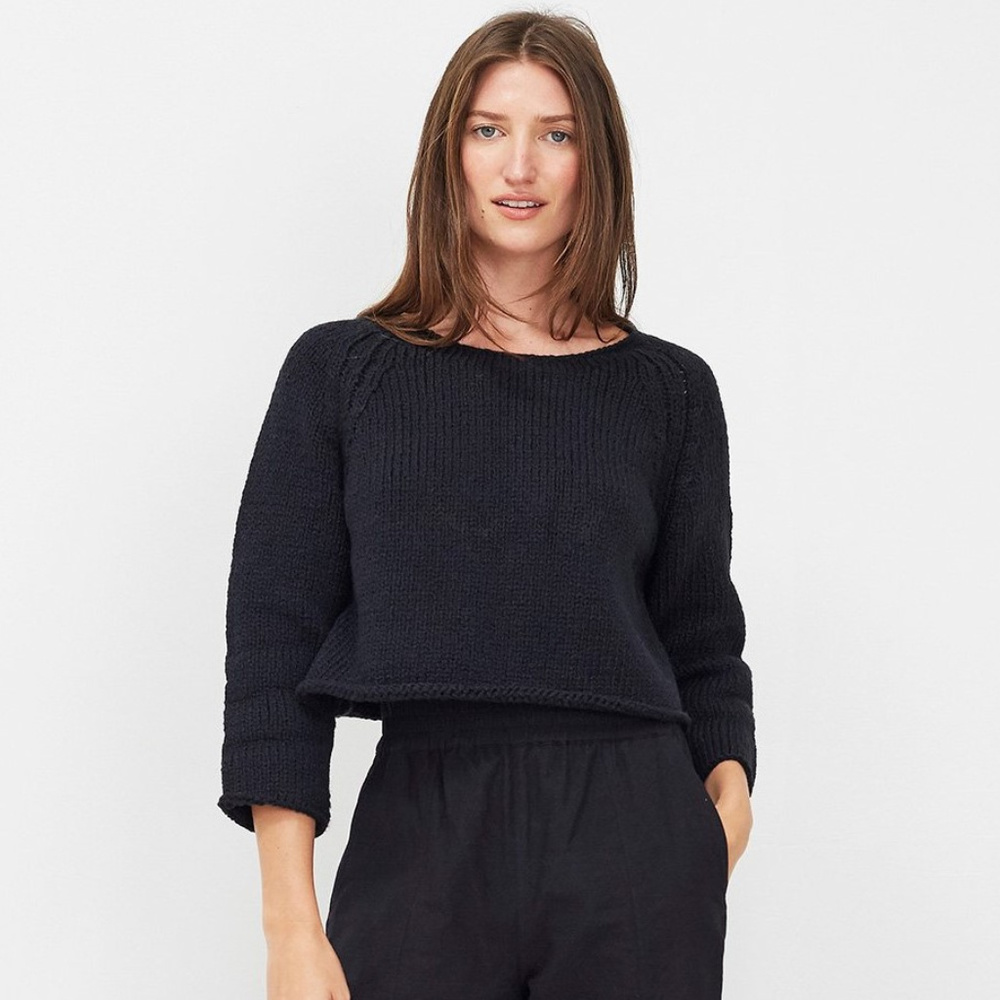 Apiece Apart Elena cropped sweater, size XS